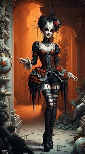 Enter the Softest Dimension: Flowing Doll Loop | High-Frequency Healing Space ✨#aiart #healingshorts