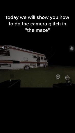 Cámara Glitch en The Maze de Roblox
