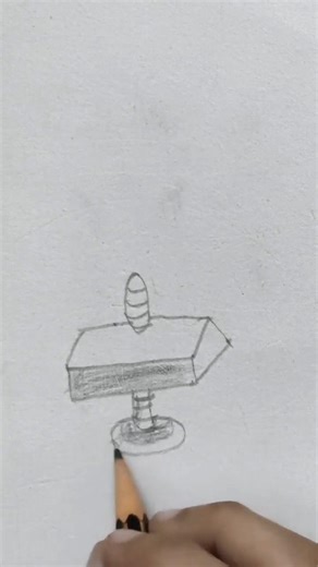 3D Bolt Drawing 🔩 from artist drawing #art #drawing #drawingvideo #shorts #viral