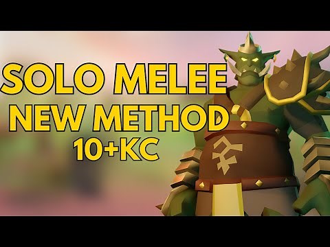 How to Solo Bandos with Melee Only! – New Method for 10+ KC!!