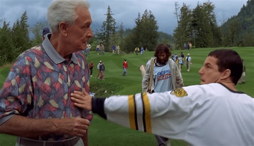 Believe It Or Not… Bob Barker Refused To Use A Stunt Double In The Iconic Fight Scene Featured In ‘Happy Gilmore’ | Whiskey Riff