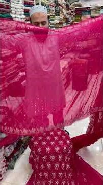 . “Beautiful Chiffon Suit with Pullz Work 😍🔥”#shorts