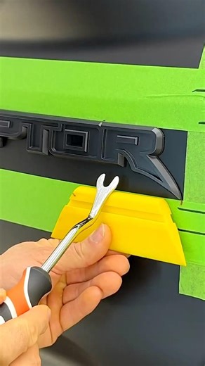 Ford Ranger Raptor Emblem Removal & Perfect Reinstall Template 🚗🛠️✨