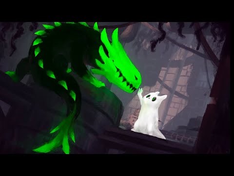 Rain World - The process of making friends with a green lizard