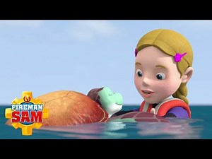 Hannah Helps the Sea-turtle! | Fireman Sam Official | Cartoons for Kids