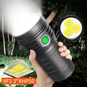 [Hot Item] 10000lumens Linterna LED recargable de alta potencia 3*Xhp50 Linterna táctica Beta Xo