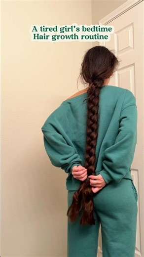 Bedtime hair routine