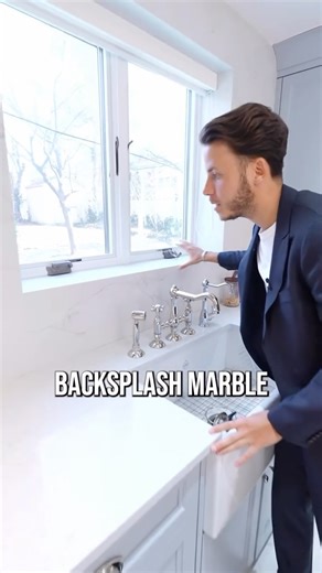 The Kitchen Guy on Instagram: "Don’t cheap out on your backsplash 👇 If you’re using marble, run it into the window jambs and around open walls instead of stopping at Sheetrock. It seals the space, protects from water, and gives your kitchen a truly finished, high-end look. Small detail. Huge upgrade. Would you do this in your kitchen? 👀"