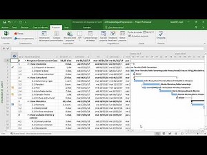 Project 2016 avanzado - 22 Actualizar el proyecto según la programación