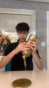 1M views · 8.1K reactions | gold slime #asmr #fyp #reels | Burn Slime | Facebook