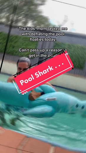 The whole time, dreading blowing them all back up again later this year. #dadbodsoftiktok #pooltime #gotrainedon #simplepleasures #goodfriday