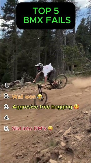 TOP 5 BMX FAILS 😂 Craziest Bike Crashes You Have to See! #shorts