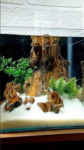DIY Sand Waterfall Aquarium Decor: Mesmerizing Underwater Magic!