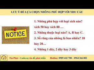 Hướng dẫn đọc ký hiệu nhông xích công nghiệp