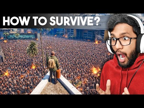 HOW TO SURVIVE 1 MILLION ZOMBIES? GTA 5 ZOMBIE APOCALYPSE