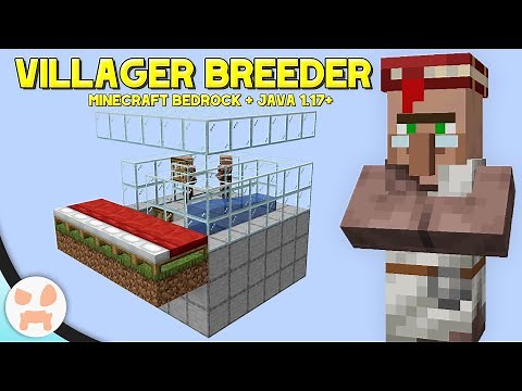 Easy Minecraft Villager Breeder Tutorial | Minecraft Bedrock and Java