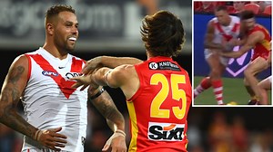 Sydney superstar Lance Franklin facing scrutiny for high bump