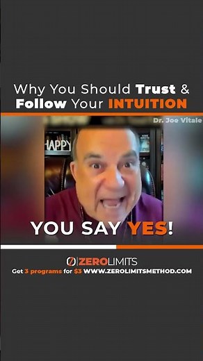 Dr. Joe Vitale - Why You Should Trust and Follow Your Intuition