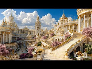 Walking Through the Golden City Above the Clouds