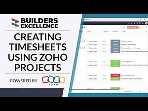Creating Timesheets in Zoho Projects