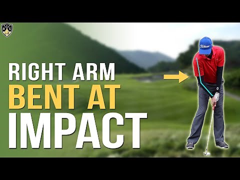 Right Arm Bent At Impact ➜ Pure Your Golf Shots