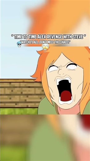 Tim to Tim Alex revenge with Steve #minecraft trol face animation #United state skull hashtags