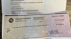 Police warn after resident receives suspicious letter with check for $6,000