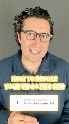 If you were trying to send a video file and it says it’s too big, here is how you can fix that!