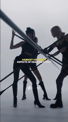 Hardest vs Easiest aspect of BLACKPINK'S DEADLINE songs #kpop #blackpink #deadline