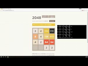 2048 AI achieving 32768 + 16384 + 8192 + 2048 tiles