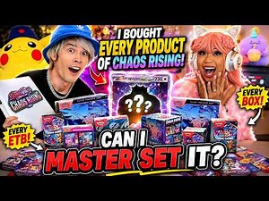 I Bought EVERY Chaos Rising Product... Can We Master Set It?