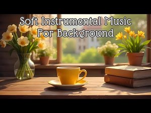 Soft Instrumental Music For Background - Encourages Creativity & Inspiration 🎨💡peaceful vibe anytime