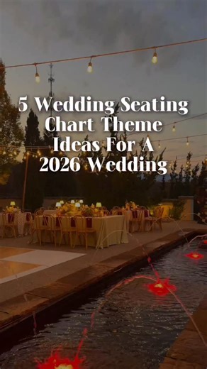 Bride for Less 💰💍 on Instagram: "Planning your 2026 wedding? 💍 Here are 5 creative seating chart ideas to inspire you! And for the QR-code option, you can use Dots Memories to create a digital seating plan that guests scan to access their table, leave photos, and add memories in real time. Perfect for modern weddings! #wedding2026 #weddingideas #seatingchart #seatingchartthemes_weddingvenuelowoppacity_textandmusic #simone"