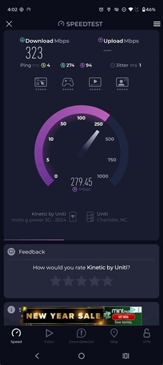 kinetic by Windstream Home Internet Speed Test