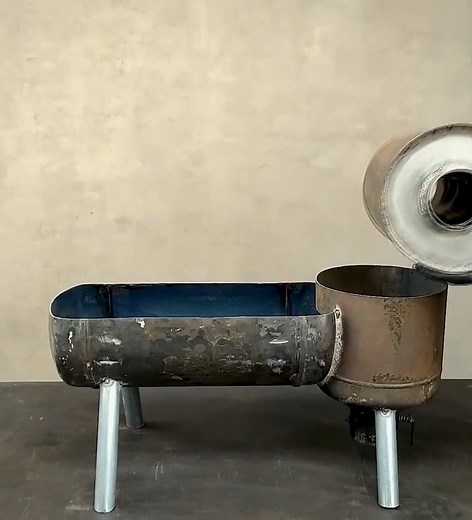 191K views · 2.1K reactions | Outdoor wood stove Idea is number 1 | Genius Recycle | Facebook