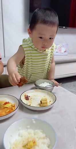 My baby has grown up and knows how to care for Mommy now.