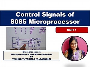 U1L10| Control signals of 8085 | Generation of Control signal In 8085 microprocessor