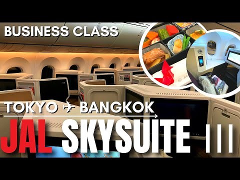 JALビジネスクラス「SKY SUITE Ⅲ」搭乗レビュー！東京ーバンコクのフライトの座席と機内食が最高！