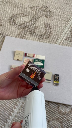 Creative DIY Ideas with Vintage Matches | Guest Bath Decor