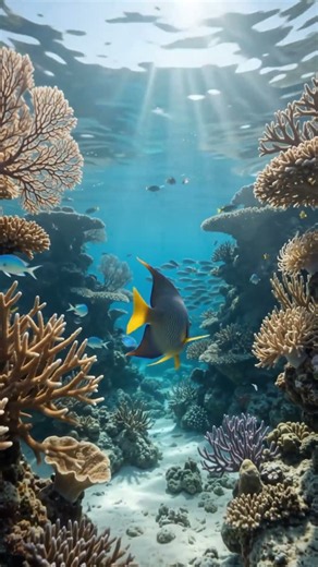 Colorful Marine Life & Tropical Coral Paradise #fish #aquarium #4k #ocean