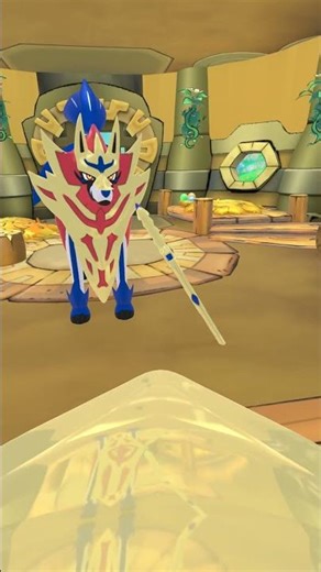You're Zamazenta ! First Person Mirror POV Post Transformation Pokemon Animation