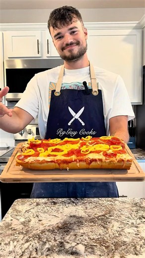 Easy Pizza Garlic Bread Recipe 🍕 | Better Than Frozen Pizza