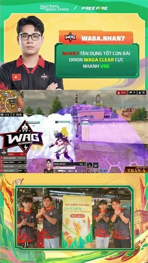 WAGA chơi bài "dị" cũng thắng VNE #shorts #daichienquandoan2025