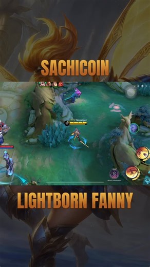 LIGHTBORN FANNY | Sachicoin | Highlights #mlbb #shorts | Ninjangot Plays