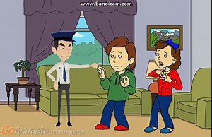 Caillou get his parents arrested