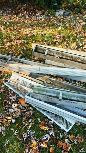 Out with the old 5-inch gutters and flimsy plastic guards — in with brand new 6-inch gutters and 6-inch Gutter RX guards! A perfect upgrade just in time for Halloween. https://www.midwestguttercleaning.com/ | Midwest Gutter Cleaning