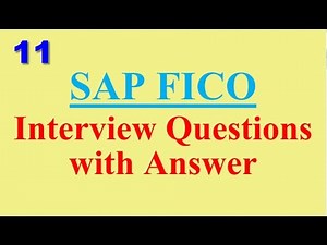 SAP FICO Interview Question with Answer 11