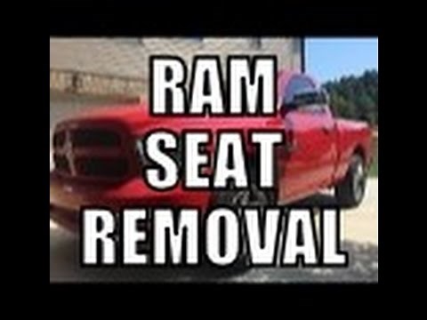 RAM 1500 Seat Removal: How-To