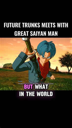 Future Trunks Meets With Great Saiyan Man 🤯 #crashout #futuretrunks #sparkingzero #dragonball #dbz