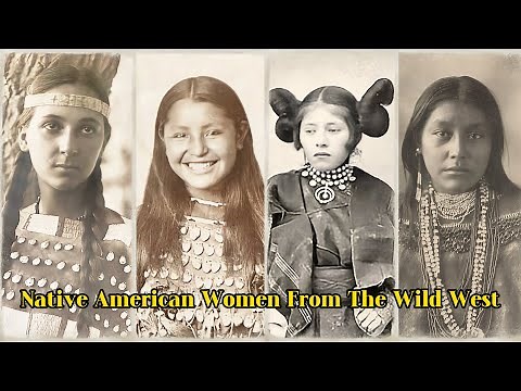 Portraits of BEAUTIFUL Native American Girls from the OLD WEST!